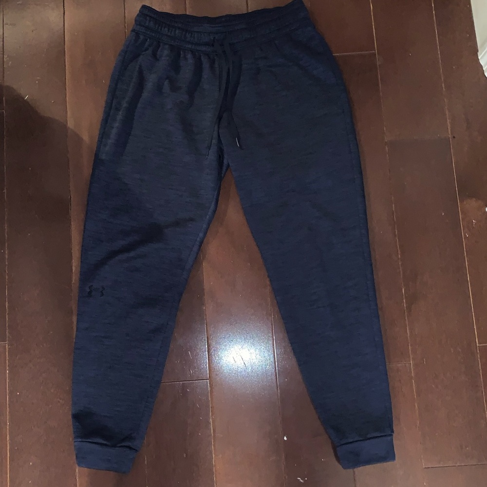Navy blue under armour joggers